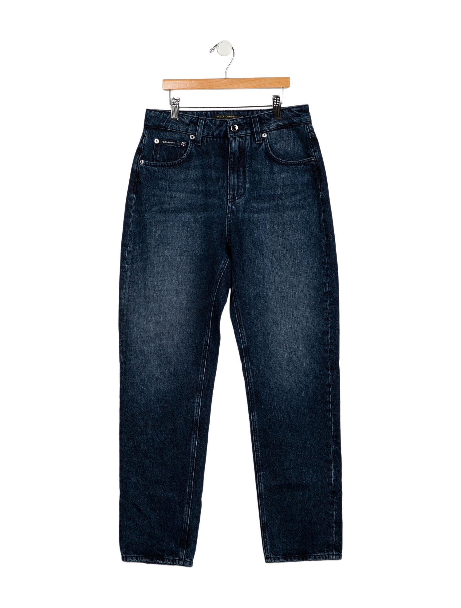 Dolce & Gabbana High-Rise Straight Leg Jeans