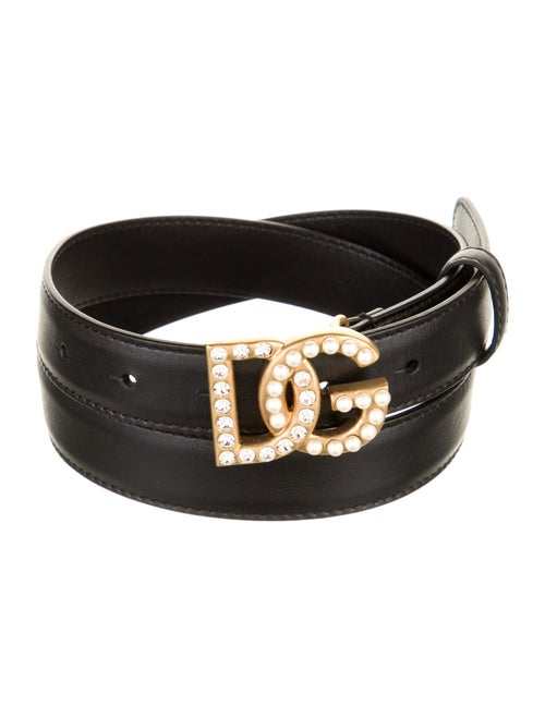 Dolce & Gabbana Skinny Leather Belt