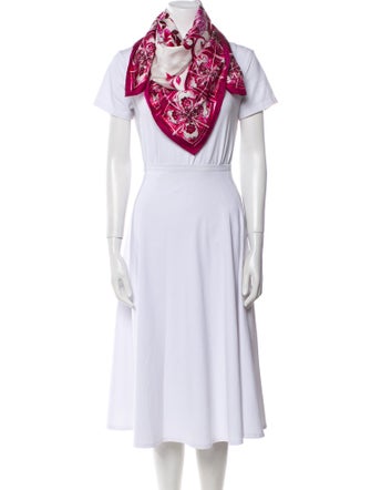 Dolce & Gabbana Silk Printed Scarf