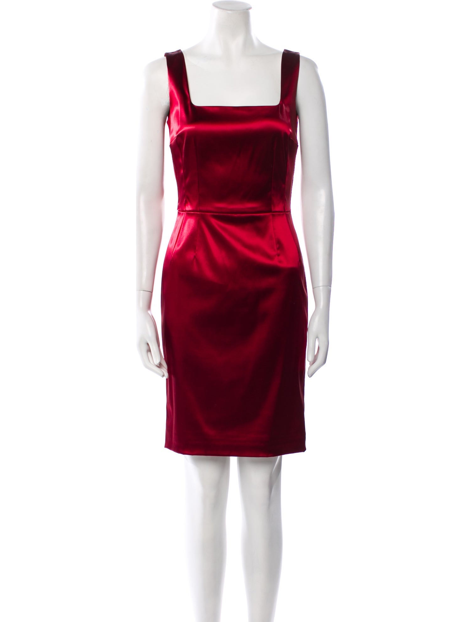 Dolce & Gabbana Square Neckline Mini Dress