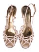 Dolce & Gabbana Satin Slingback Sandals