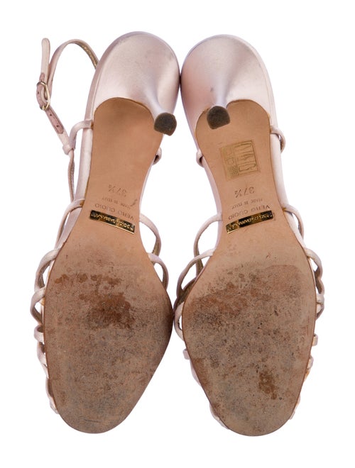 Dolce & Gabbana Satin Slingback Sandals