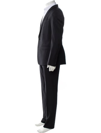 Dolce & Gabbana Virgin Wool Striped Two-Piece Blazer