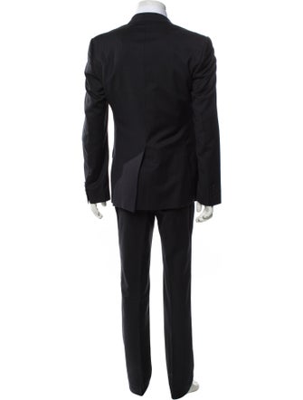 Dolce & Gabbana Virgin Wool Striped Two-Piece Blazer