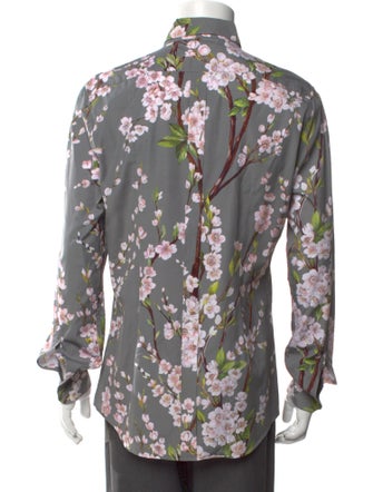 Dolce & Gabbana Floral Print Long Sleeve Shirt
