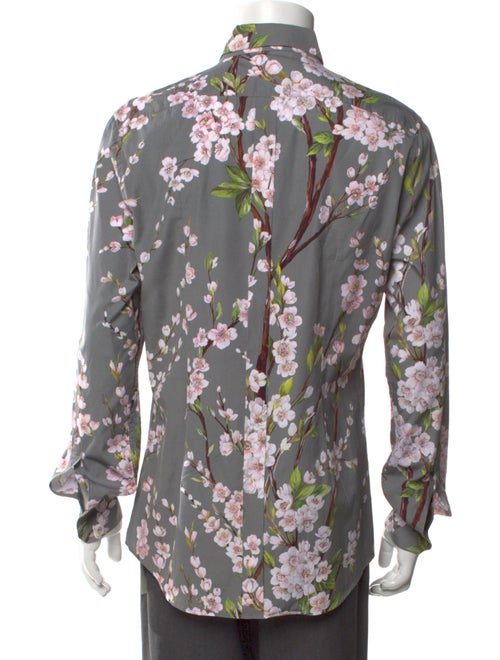 Dolce & Gabbana Floral Print Long Sleeve Shirt