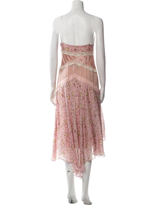 Dolce & Gabbana Silk Midi Length Dress