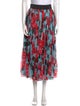 Dolce & Gabbana Silk Midi Length Skirt