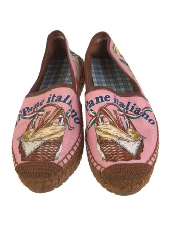 Dolce & Gabbana Canvas Floral Print Espadrilles