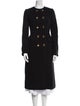 Dolce & Gabbana Virgin Wool Faux Fur Coat