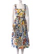 Dolce & Gabbana Printed Midi Length Dress