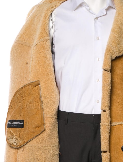 Dolce & Gabbana Late 2000's - Early 2010's Shearling Utility Jacket