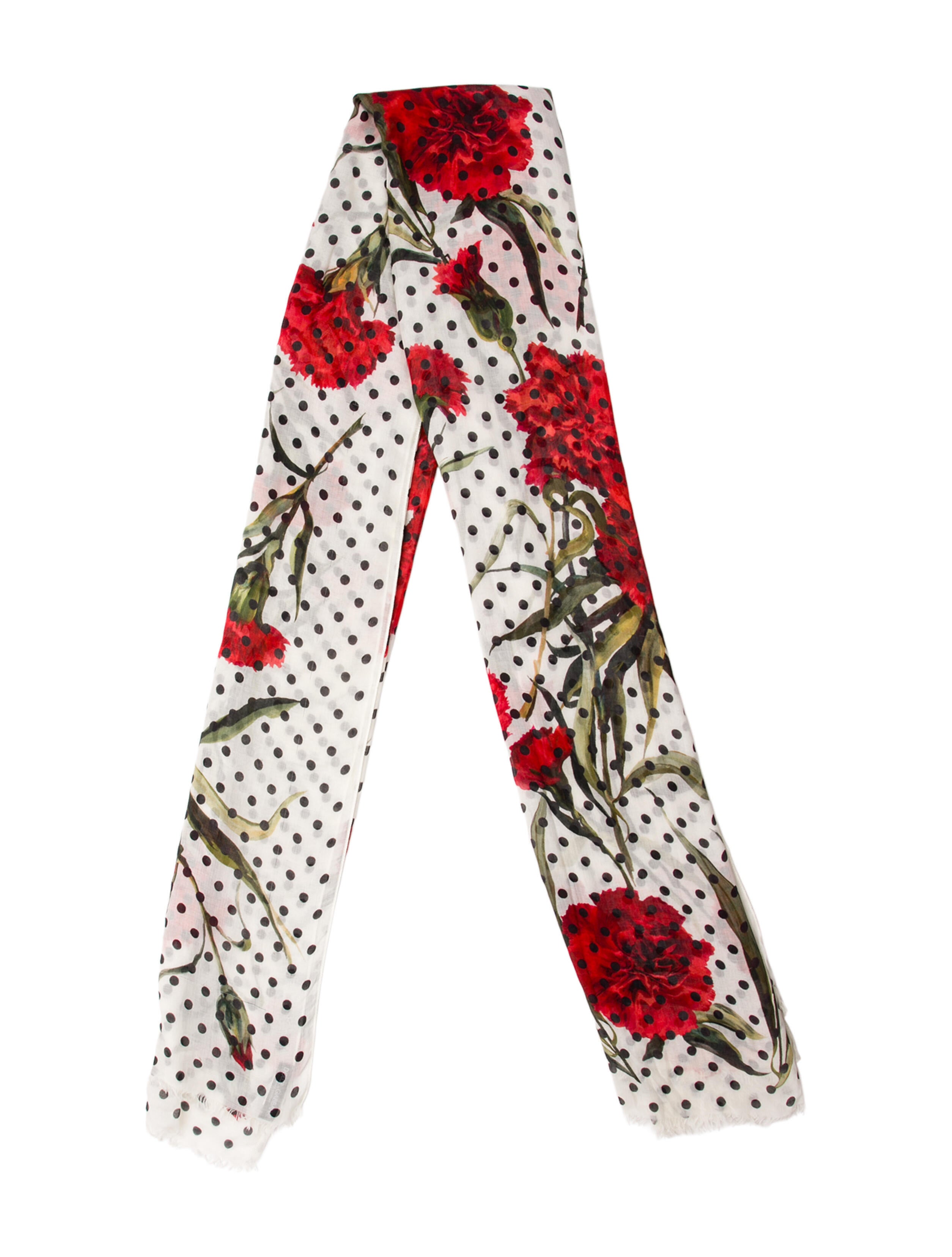 Dolce & Gabbana Floral Print Scarf