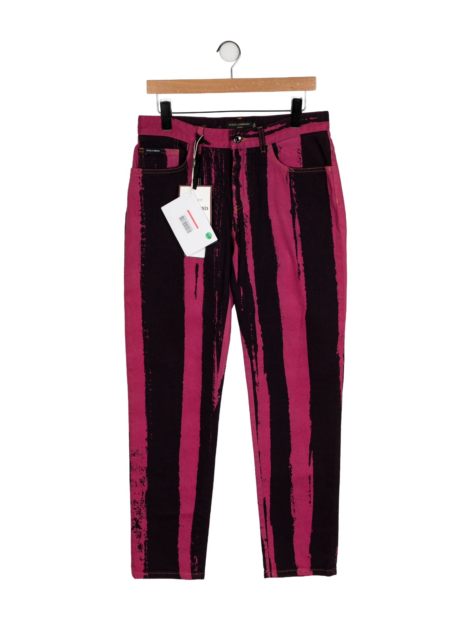 Dolce & Gabbana High-Rise Straight Leg Jeans w/ Tags