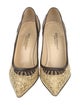 Dolce & Gabbana Snakeskin Animal Print Slingback Pumps