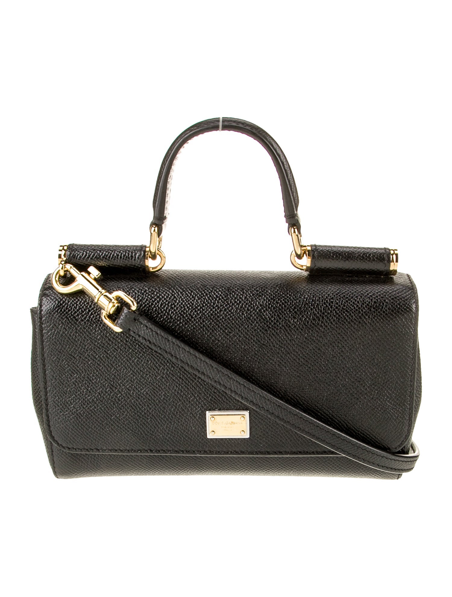 Dolce & Gabbana Leather Top Handle Bag