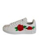 Dolce & Gabbana Leather Floral Print Sneakers