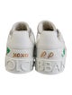 Dolce & Gabbana Leather Floral Print Sneakers