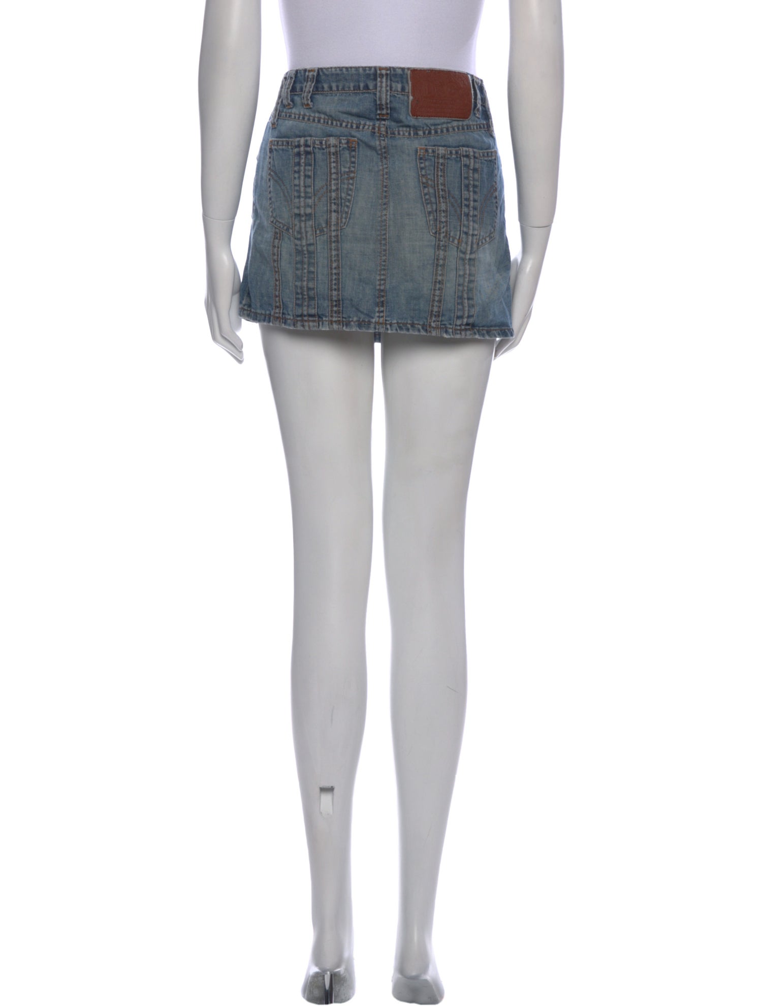Dolce & Gabbana Distressed Accents Mini Skirt