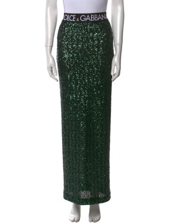 Dolce & Gabbana Sequin Long Skirt