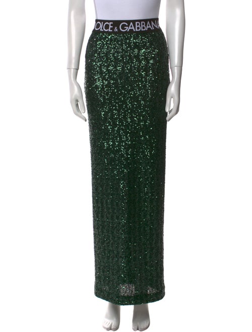 Dolce & Gabbana Sequin Long Skirt
