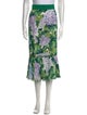 Dolce & Gabbana Floral Print Midi Length Skirt