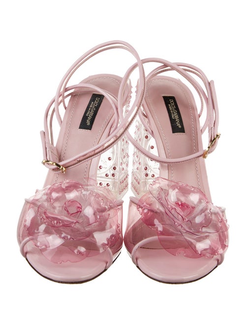 Dolce & Gabbana Leather Patterned Sandals