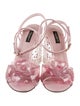 Dolce & Gabbana Leather Patterned Sandals