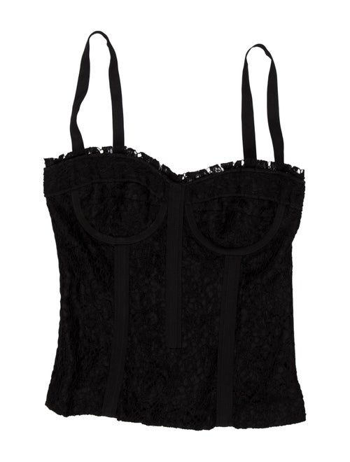 Dolce & Gabbana Square Neckline Sleeveless Top