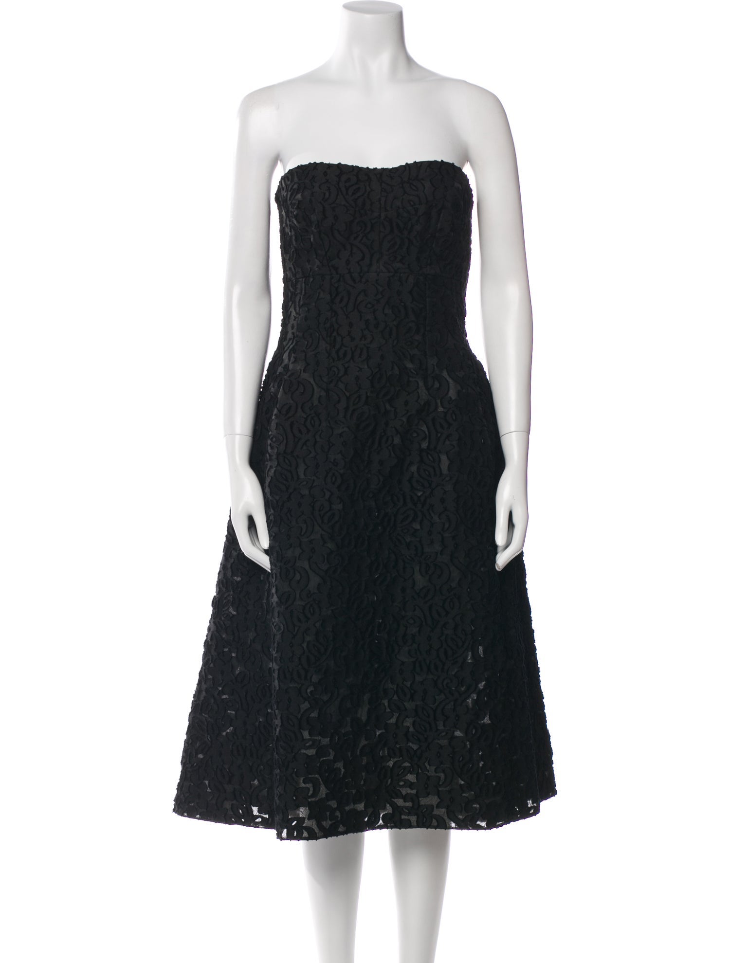 Dolce & Gabbana Lace Pattern Knee-Length Dress