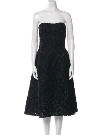 Dolce & Gabbana Lace Pattern Knee-Length Dress