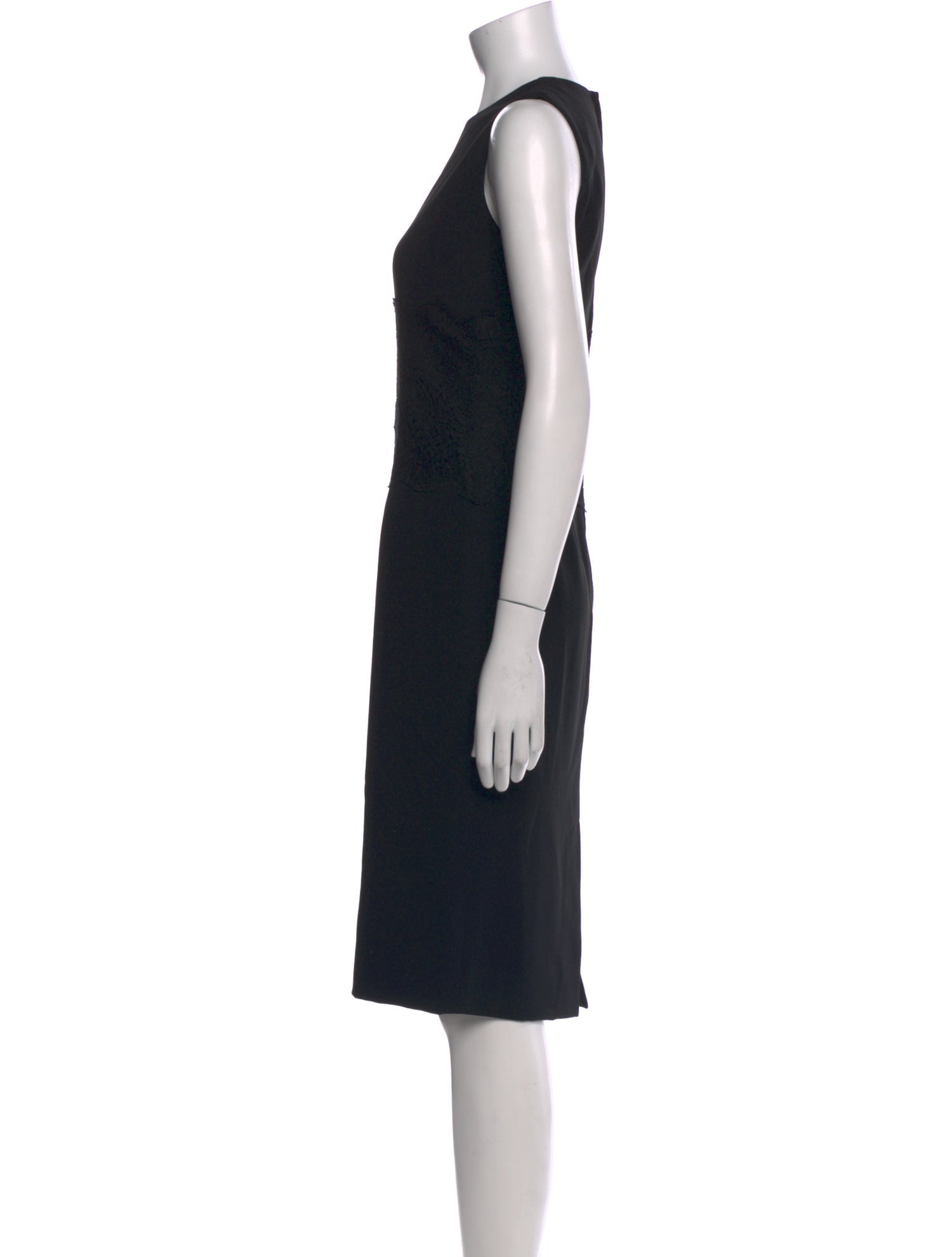 Dolce & Gabbana Crew Neck Knee-Length Dress