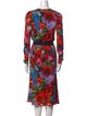 Dolce & Gabbana Silk Midi Length Dress
