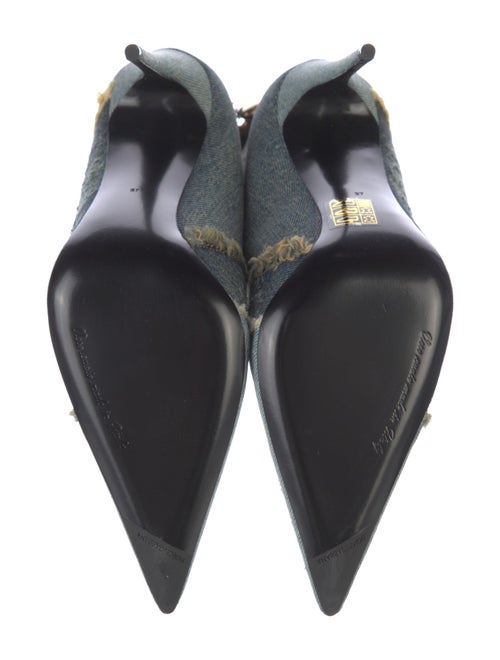 Dolce & Gabbana Denim Patterned Boots