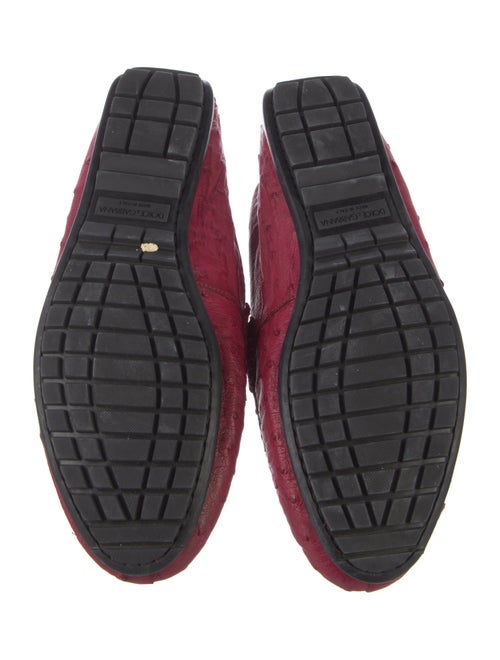 Dolce & Gabbana Ostrich Drivers