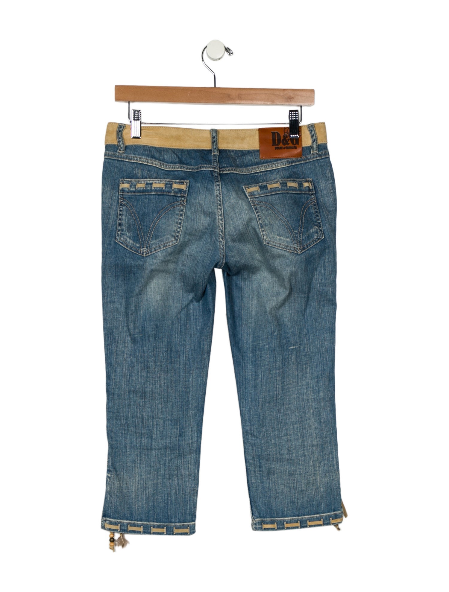 Dolce & Gabbana Low-Rise Straight Leg Jeans