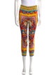 Dolce & Gabbana Silk Skinny Leg Pants