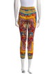 Dolce & Gabbana Silk Skinny Leg Pants