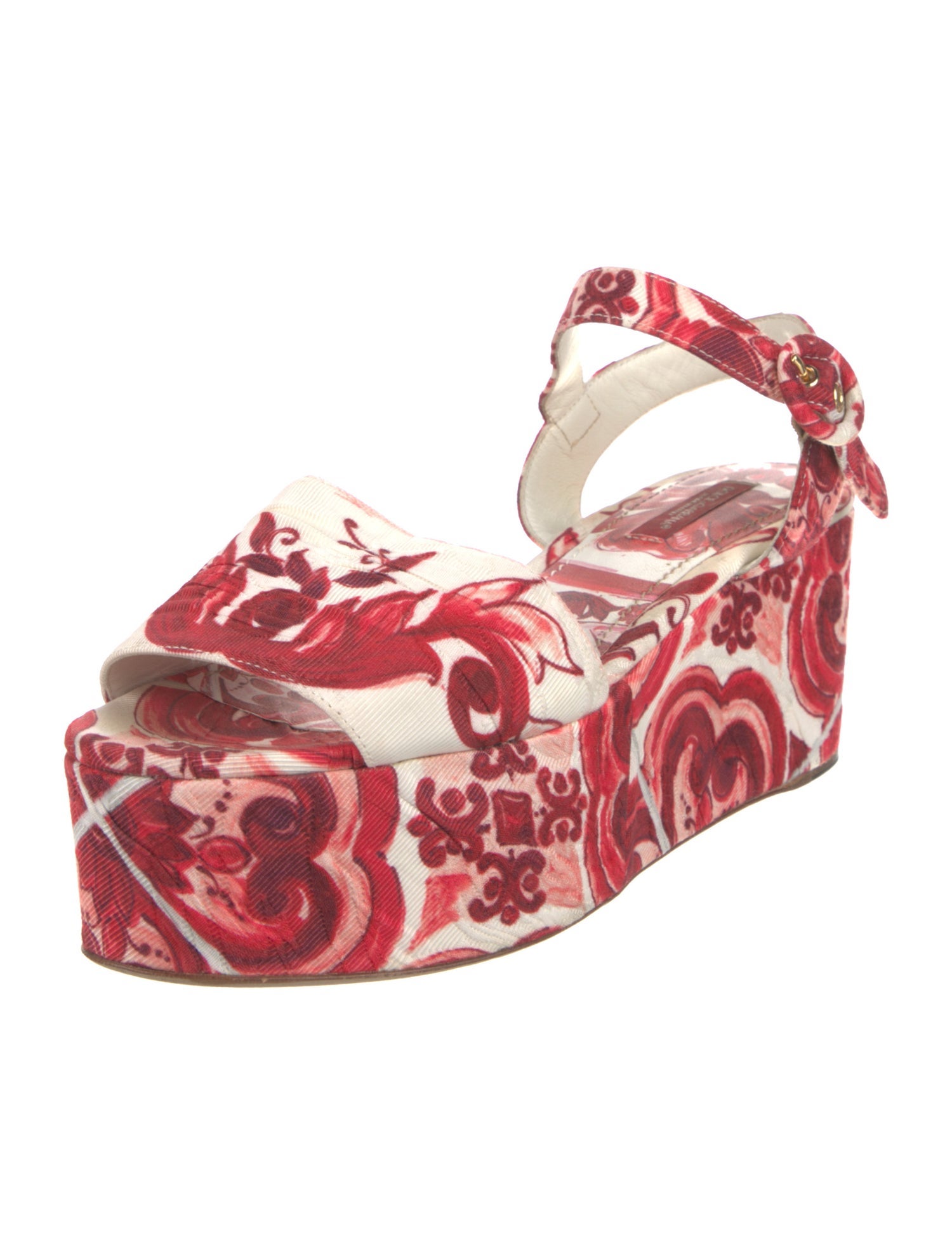 Dolce & Gabbana Printed Sandals