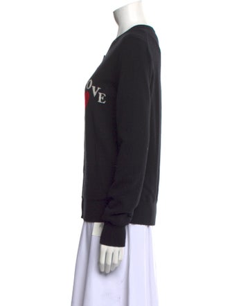 Dolce & Gabbana Cashmere Graphic Print Sweater