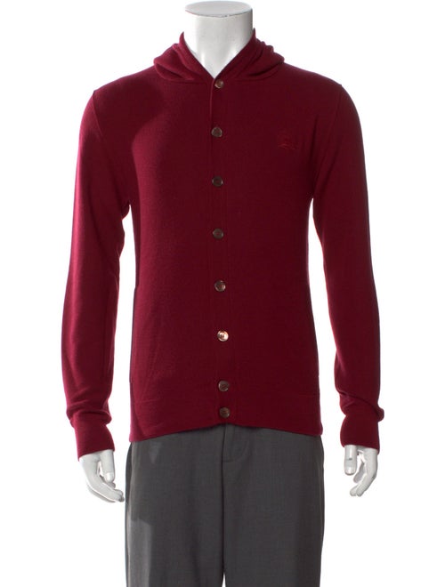 Dolce & Gabbana Cashmere Mock Neck Cardigan