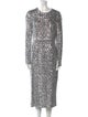 Dolce & Gabbana Sequin Midi Length Dress