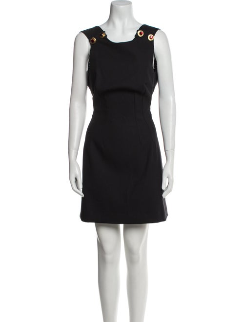 Dolce & Gabbana Scoop Neck Mini Dress