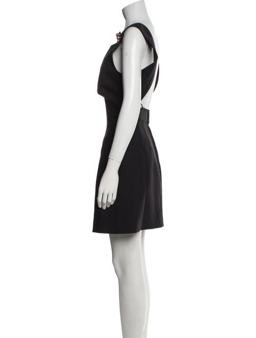 Dolce & Gabbana Scoop Neck Mini Dress