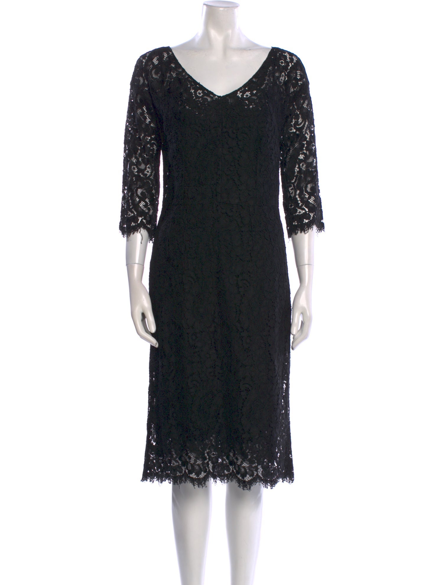Dolce & Gabbana Lace Midi Length Dress