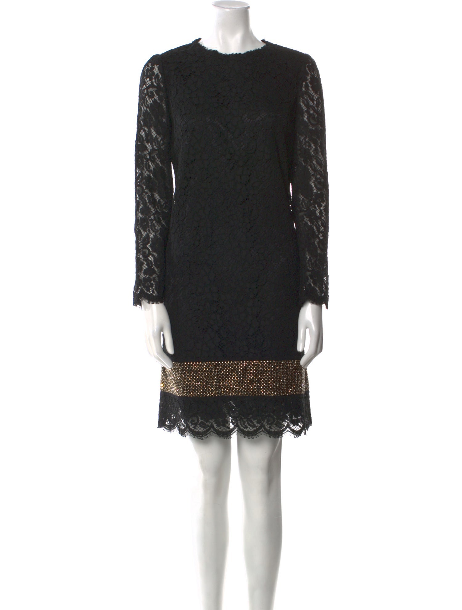 Dolce & Gabbana Crew Neck Mini Dress w/ Tags