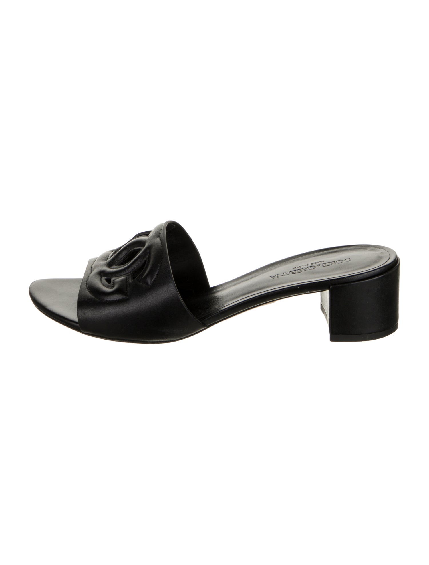 Dolce & Gabbana Leather Slides