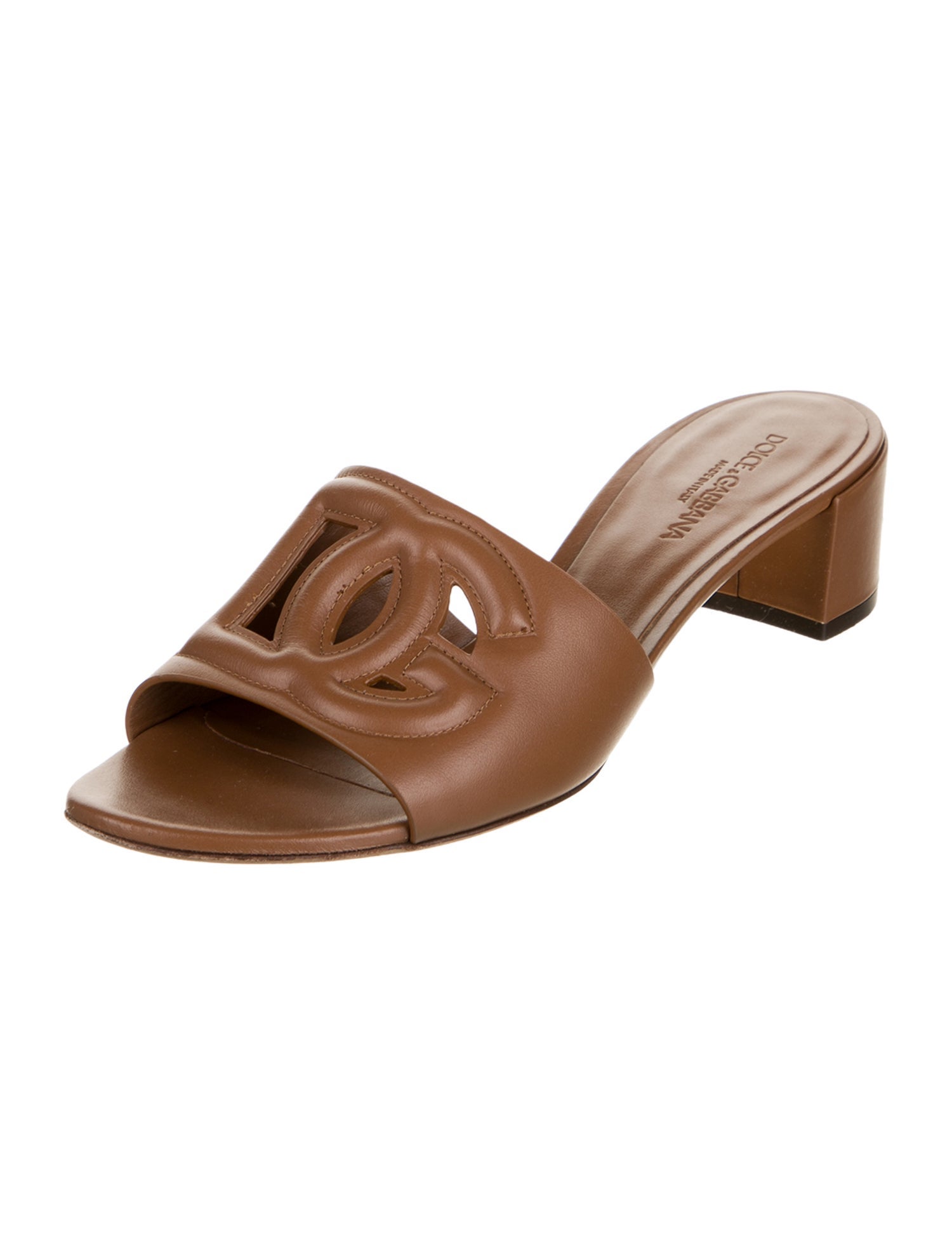 Dolce & Gabbana Leather Slides