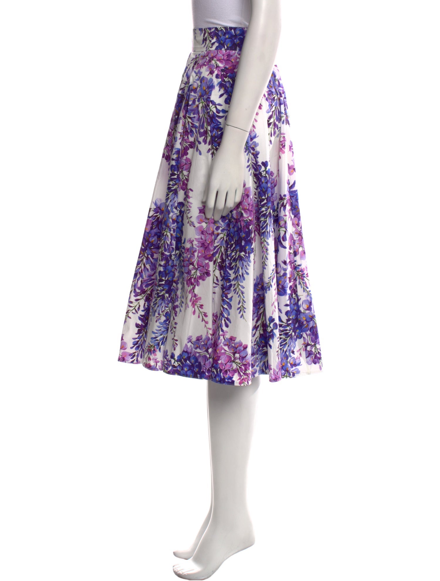 Dolce & Gabbana Floral Print Knee-Length Skirt