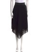Dolce & Gabbana Fringe Trim Accent Knee-Length Skirt